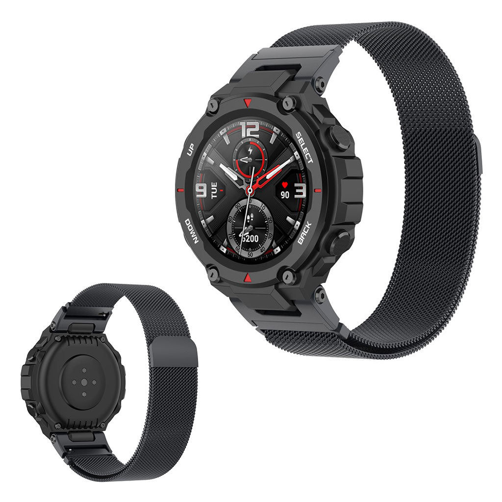 Vildt fantastisk Amazfit T-Rex Pro Metal Rem - Sølv#serie_5