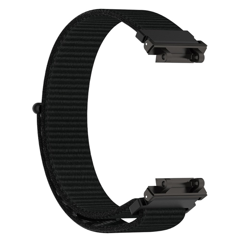 Meget flot Amazfit T-Rex 2 Nylon Rem - Sort#serie_4