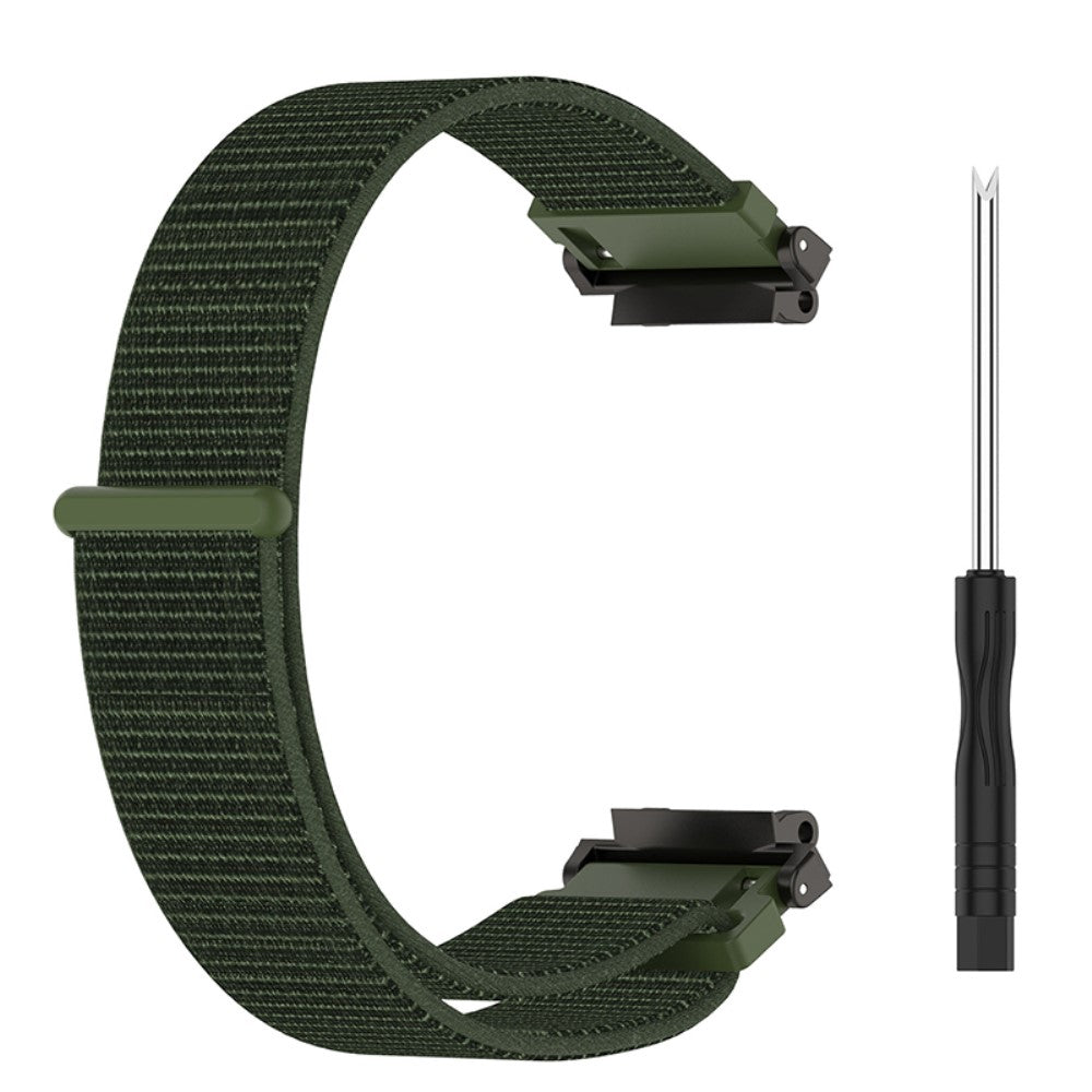 Meget flot Amazfit T-Rex 2 Nylon Rem - Grøn#serie_5