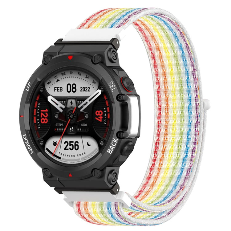 Meget flot Amazfit T-Rex 2 Nylon Rem - Flerfarvet#serie_6