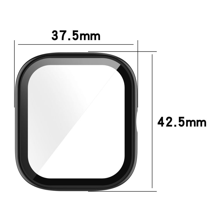 Mega Fint Amazfit GTS 4 Mini Cover med Skærmbeskytter i Plastik og Hærdet Glas - Gennemsigtig#serie_4