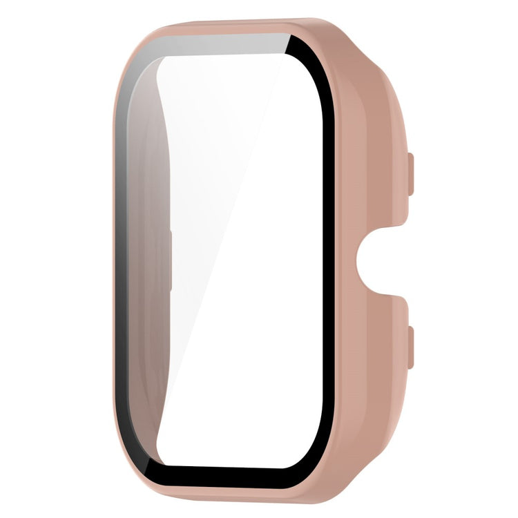 Mega Fint Amazfit GTS 4 Mini Cover med Skærmbeskytter i Plastik og Hærdet Glas - Pink#serie_6