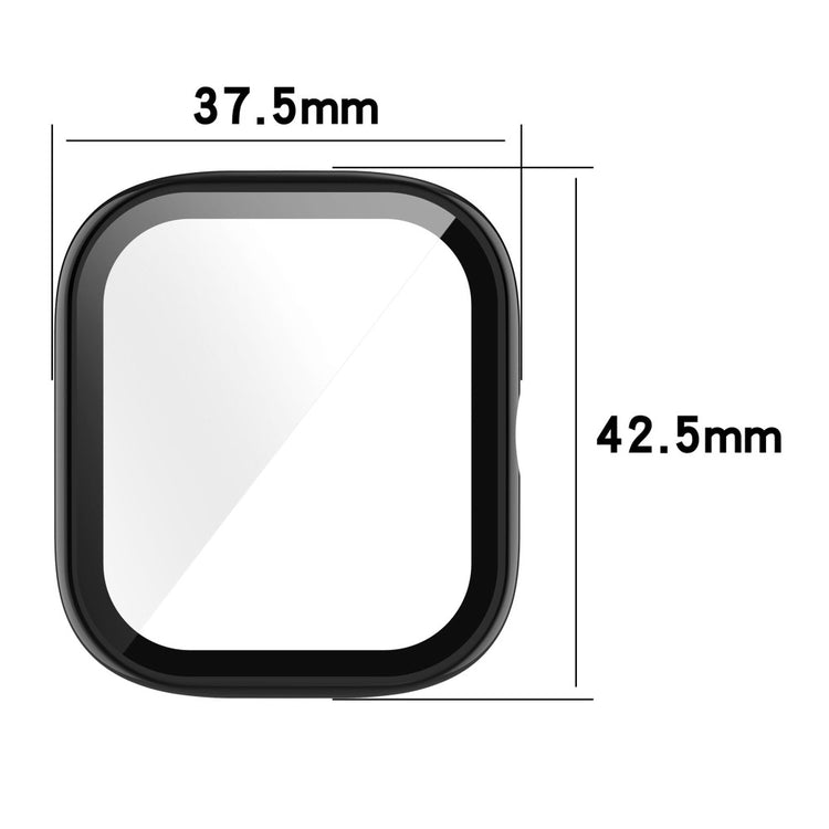 Meget Flot Amazfit GTS 4 Mini Cover med Skærmbeskytter i Plastik og Hærdet Glas - Gennemsigtig#serie_4