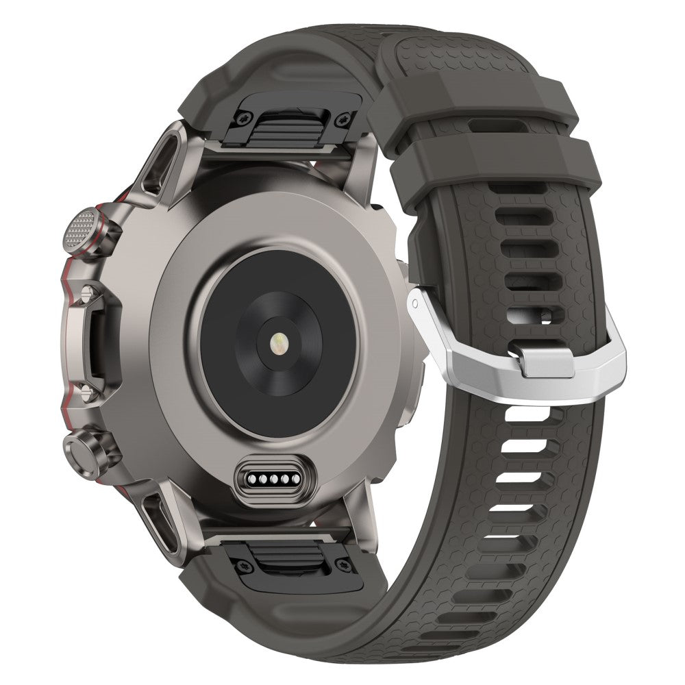 Helt Vildt Godt Silikone Universal Rem passer til Smartwatch - Sølv#serie_7
