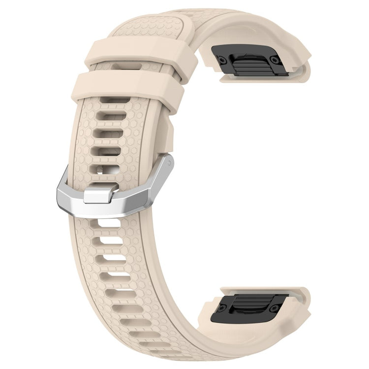 Helt Vildt Godt Silikone Universal Rem passer til Smartwatch - Hvid#serie_9