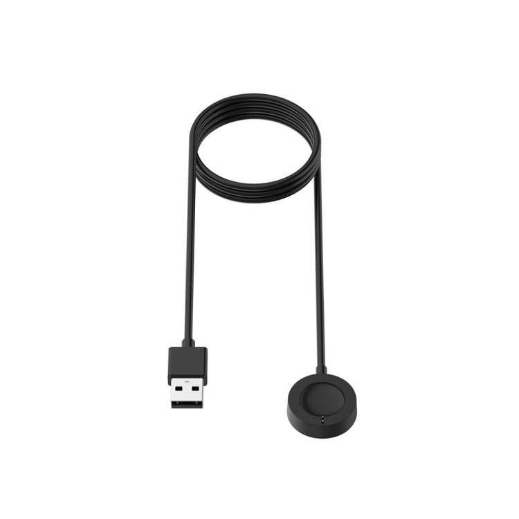 1m Universal Smartwatch USB Opladningskabel - Sort#serie_1