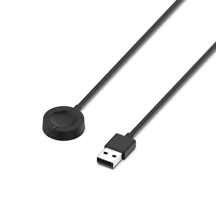 1m Universal Smartwatch USB Opladningskabel - Sort#serie_1