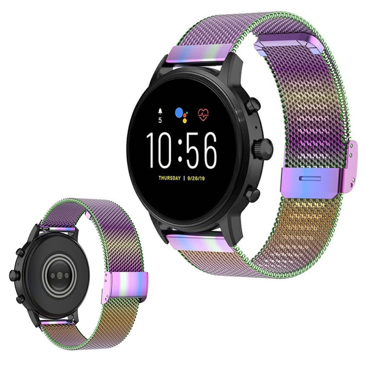 Alle tiders Fossil Hybrid Smartwatch HR Metal Rem - Flerfarvet#serie_3