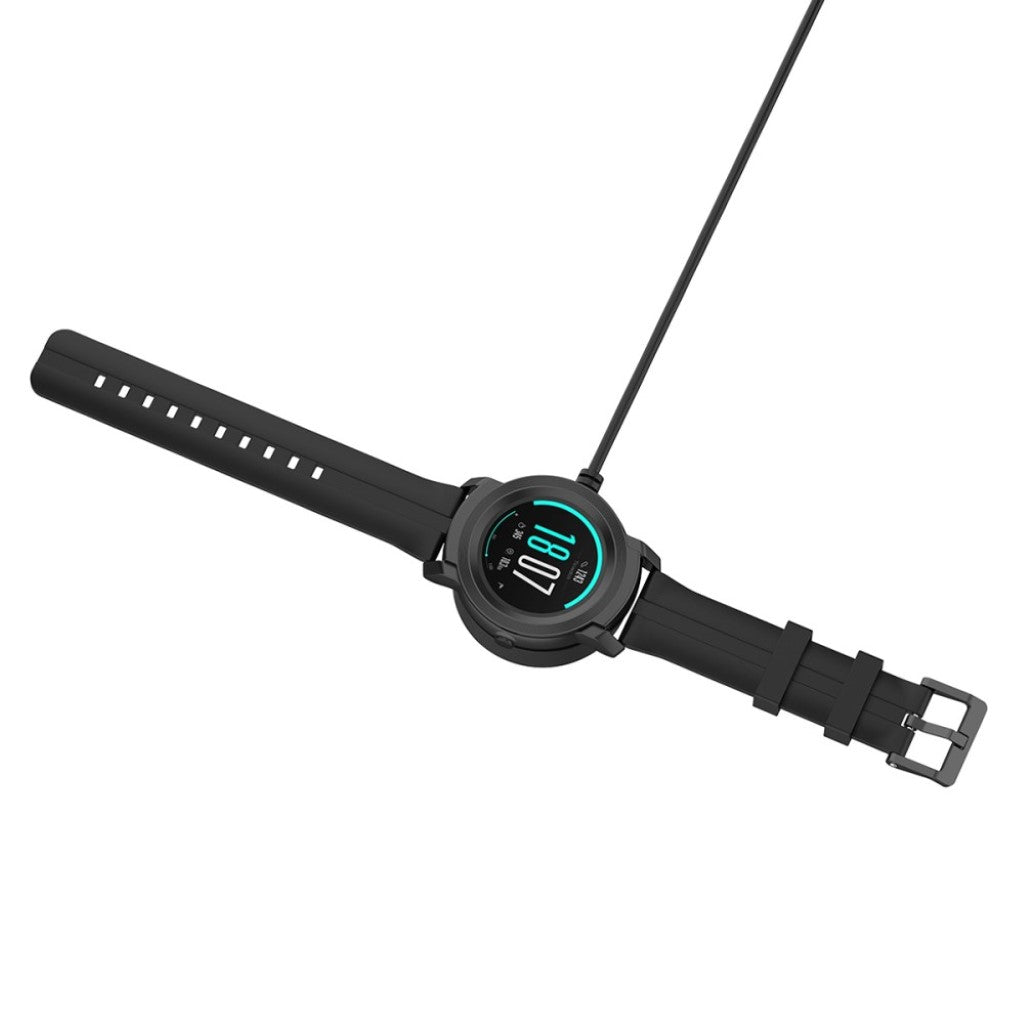 TicWatch E2 / Ticwatch S2 USB Kabel Til Opladnings Dock - Sort#serie_2