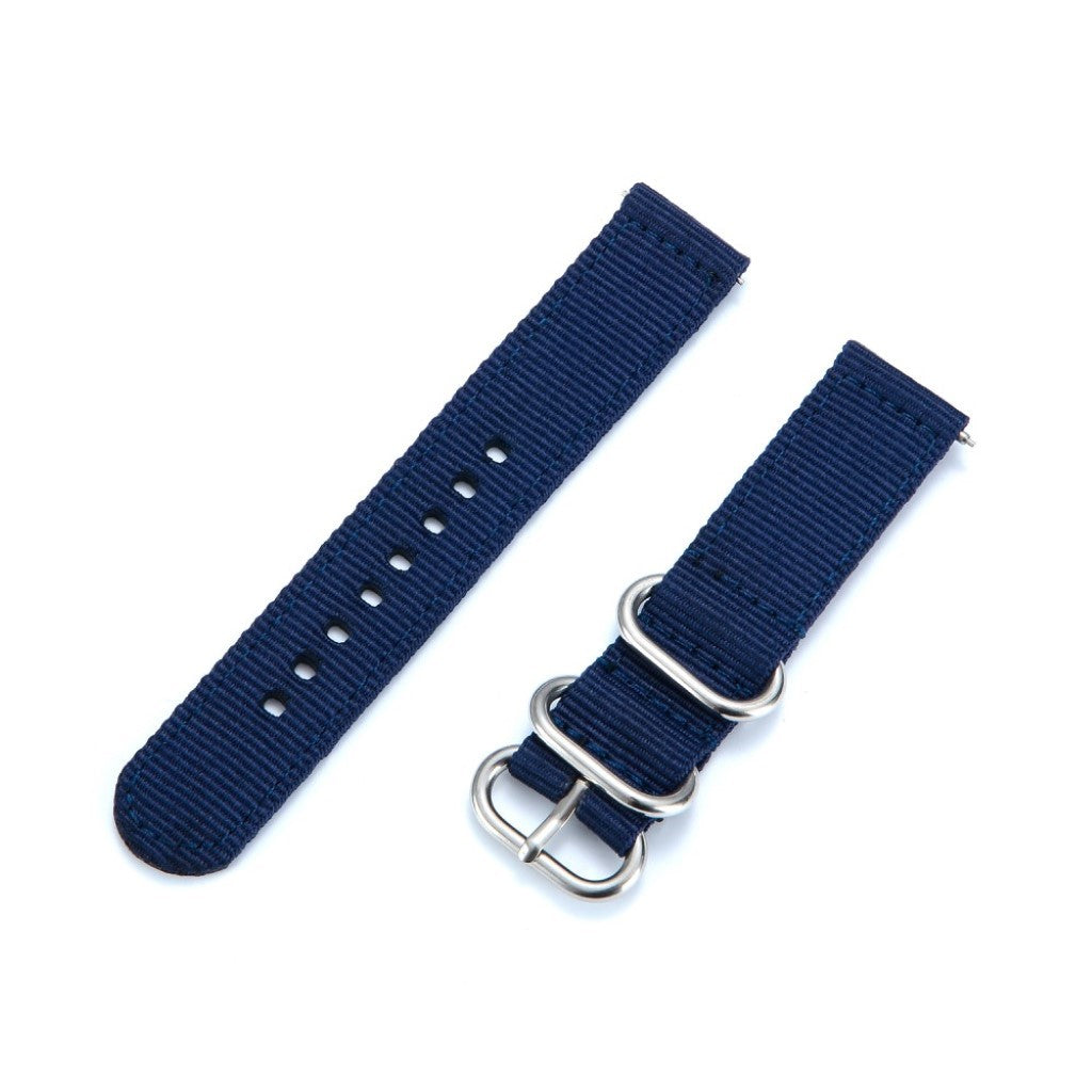 Mega cool Universal Ticwatch Nylon Rem - Blå#serie_10