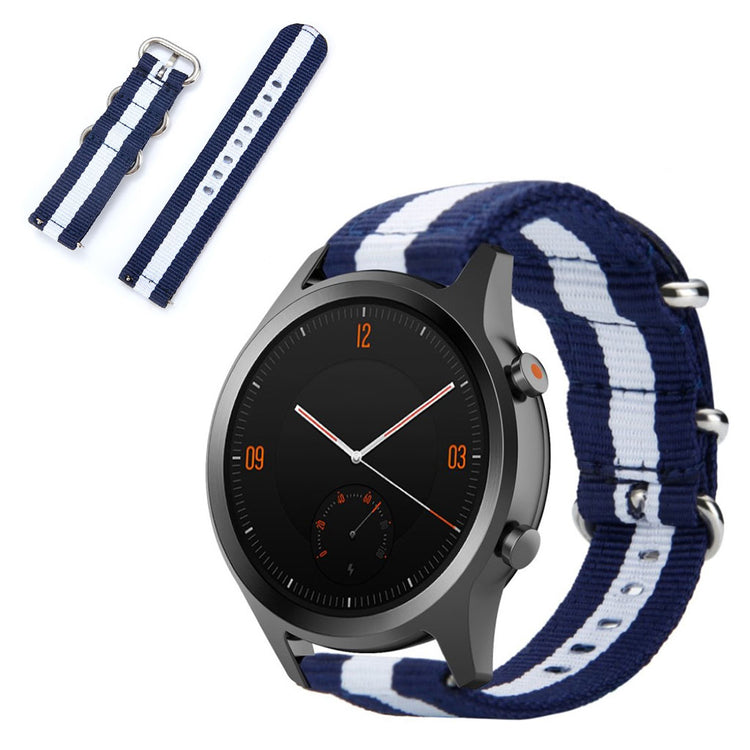 Mega cool Universal Ticwatch Nylon Rem - Blå#serie_8