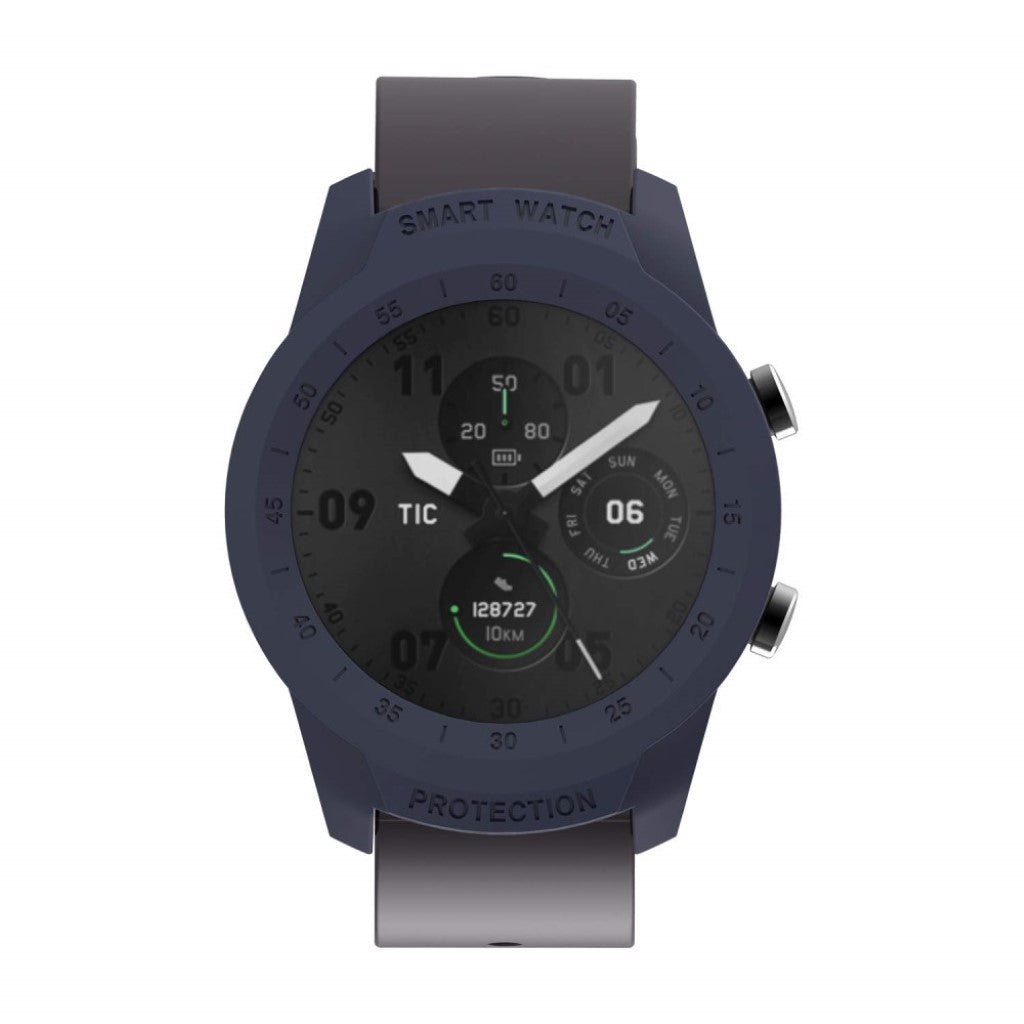 Ticwatch Pro Holdbar Plastik Bumper  - Blå#serie_011