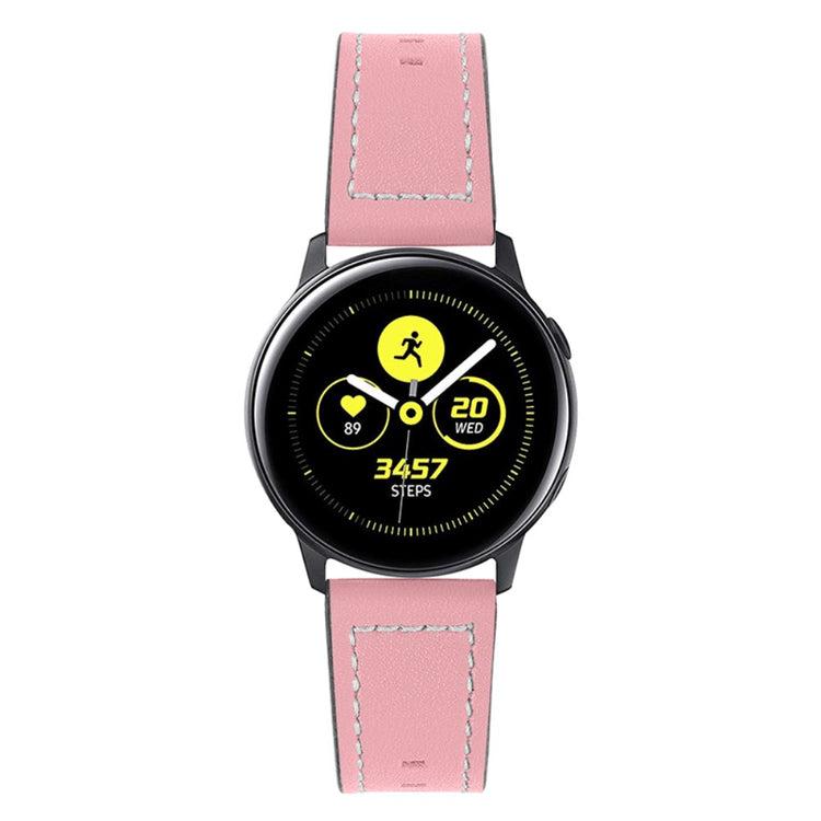 Mega smuk Universal Ticwatch Ægte læder Rem - Pink#serie_3