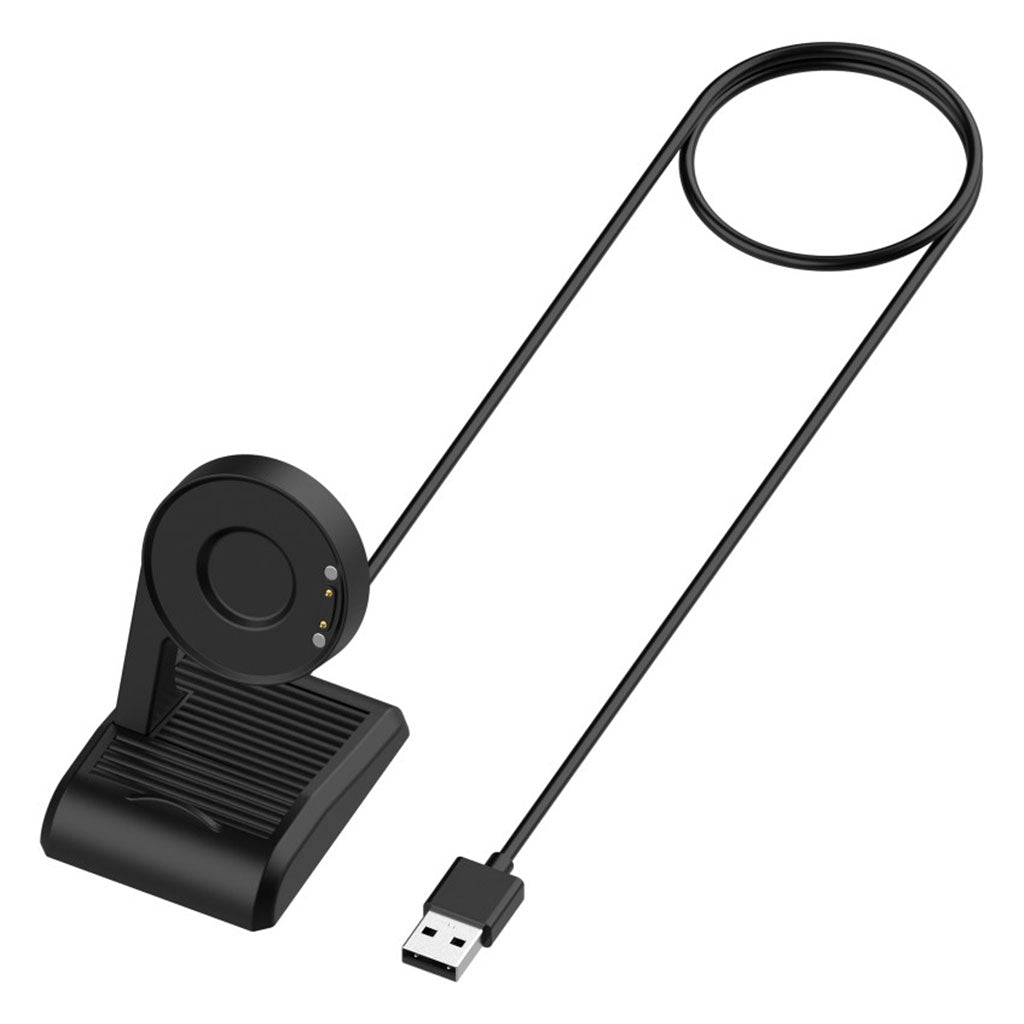 1m Plastik Ticwatch Pro 3 USB Opladningskabel - Sort#serie_2