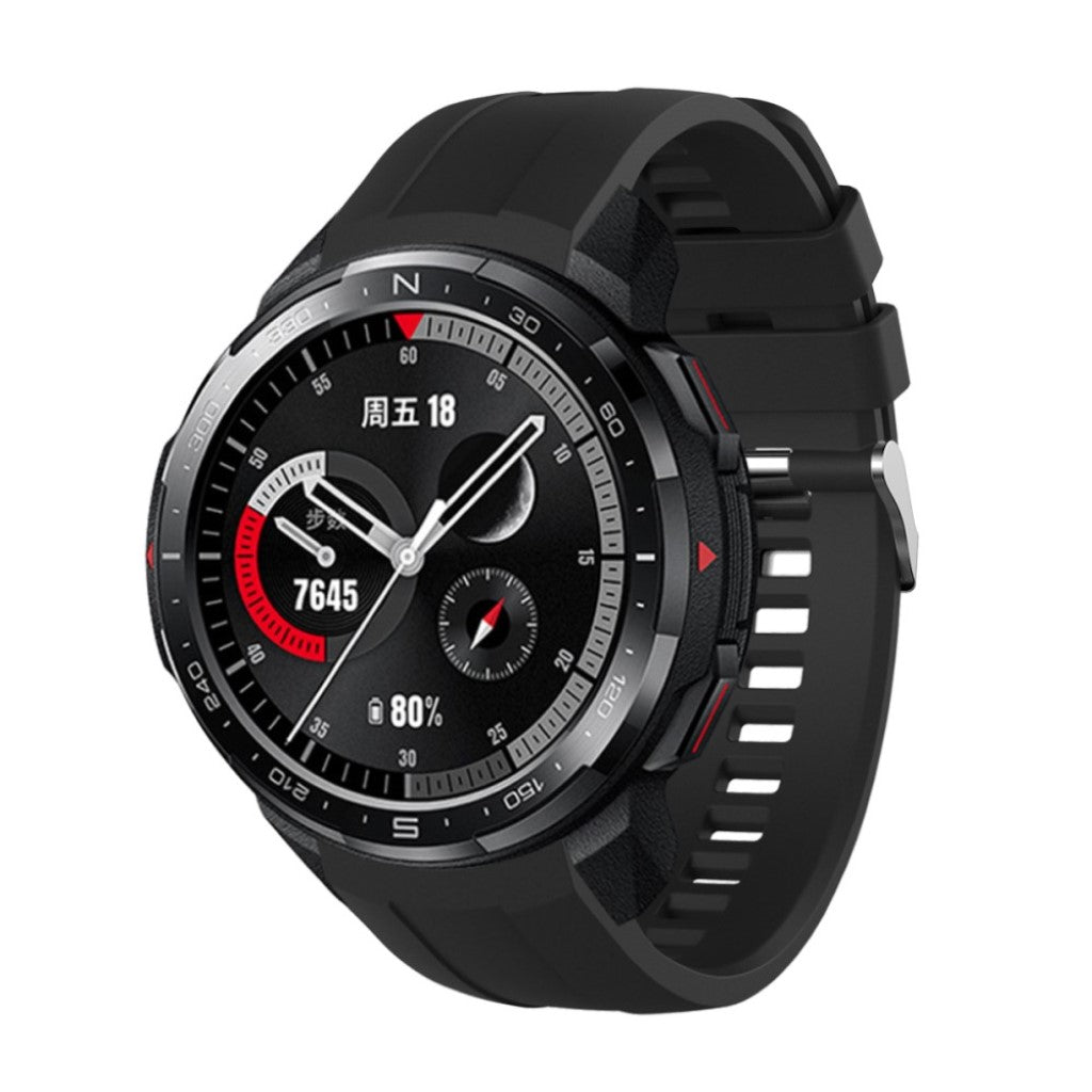 Helt vildt fed Honor Watch GS Pro Silikone Rem - Sort#serie_1