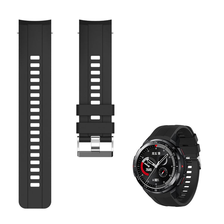 Helt vildt fed Honor Watch GS Pro Silikone Rem - Sort#serie_1