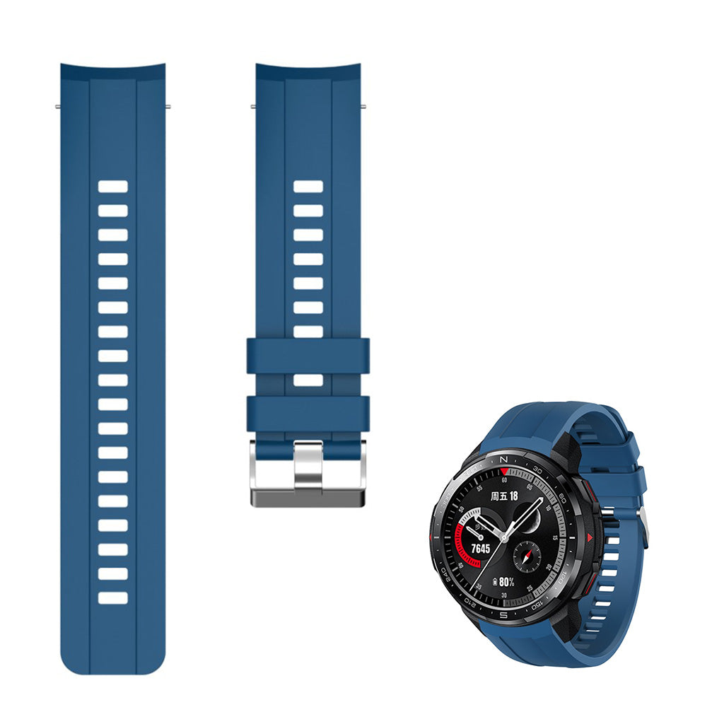 Helt vildt fed Honor Watch GS Pro Silikone Rem - Blå#serie_2