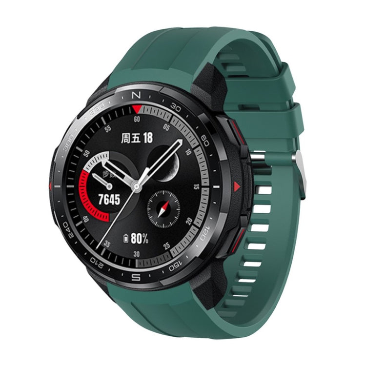 Helt vildt fed Honor Watch GS Pro Silikone Rem - Grøn#serie_6