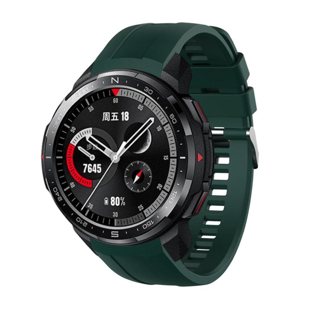 Helt vildt fed Honor Watch GS Pro Silikone Rem - Grøn#serie_8