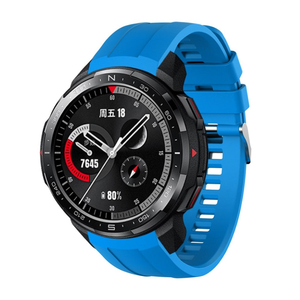 Helt vildt fed Honor Watch GS Pro Silikone Rem - Blå#serie_9