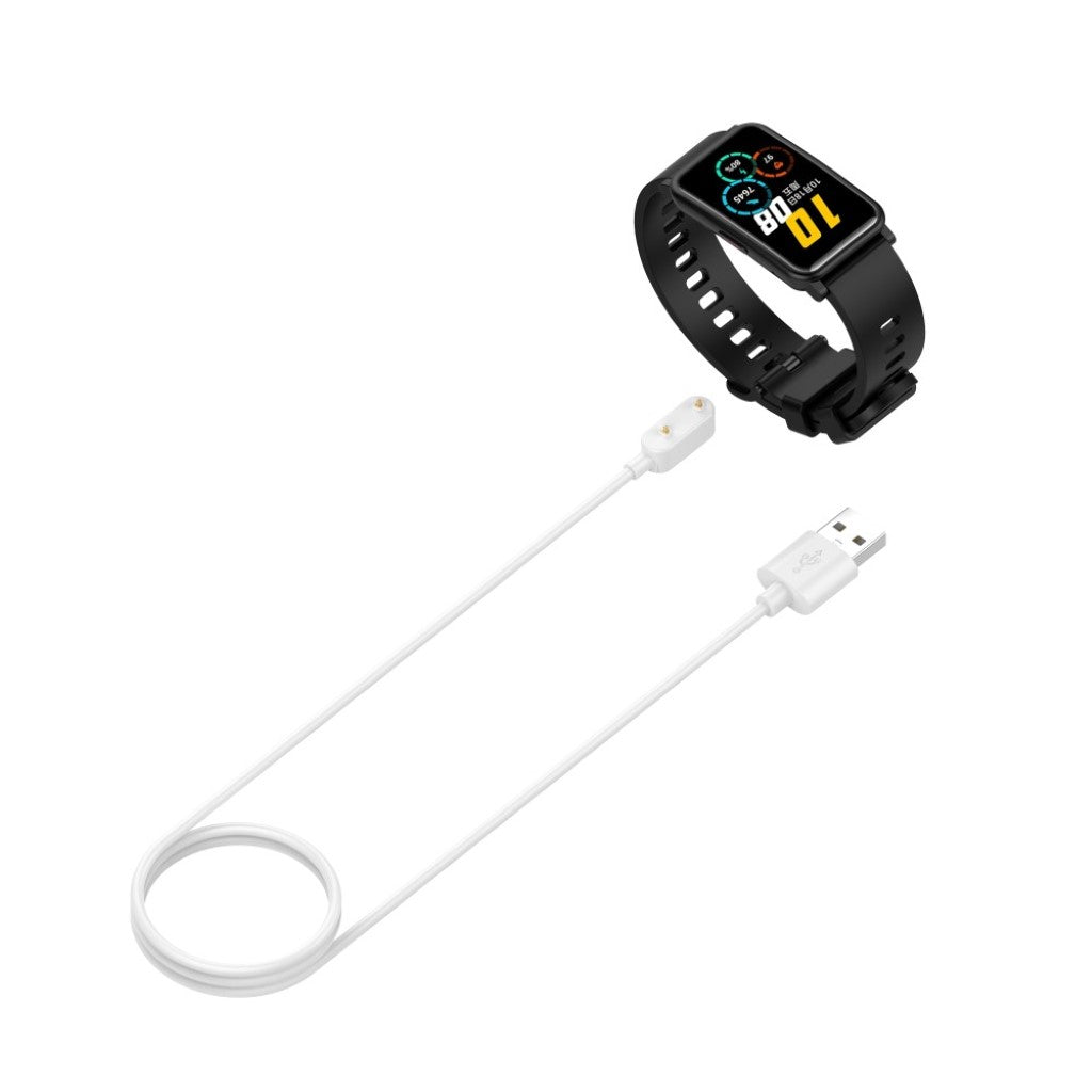 100cm Universal Smartwatch    USB Opladningskabel - Hvid#serie_2