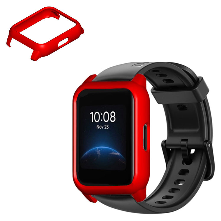Realme Watch 2 Enkel Plastik Bumper  - Rød#serie_2